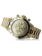 Gold men's watch Geneve ★ zlotychlopak.pl ★ Gold purity 585 333 Low Price!