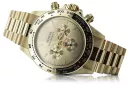 Gold men's watch Geneve ★ zlotychlopak.pl ★ Gold purity 585 333 Low Price!