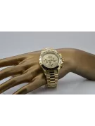 Gold men's watch Geneve ★ zlotychlopak.pl ★ Gold purity 585 333 Low Price!