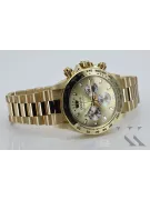 Goldene Herrenuhr Geneve ★ zlotychlopak.pl ★ Gold Reinheit 585 333 Niedriger Preis!