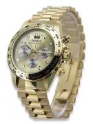 Reloj de oro para hombre Geneve ★ zlotychlopak.pl ★ Pureza de oro 585 333 Precio bajo!