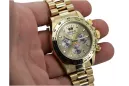 Gold men's watch Geneve ★ zlotychlopak.pl ★ Gold purity 585 333 Low Price!