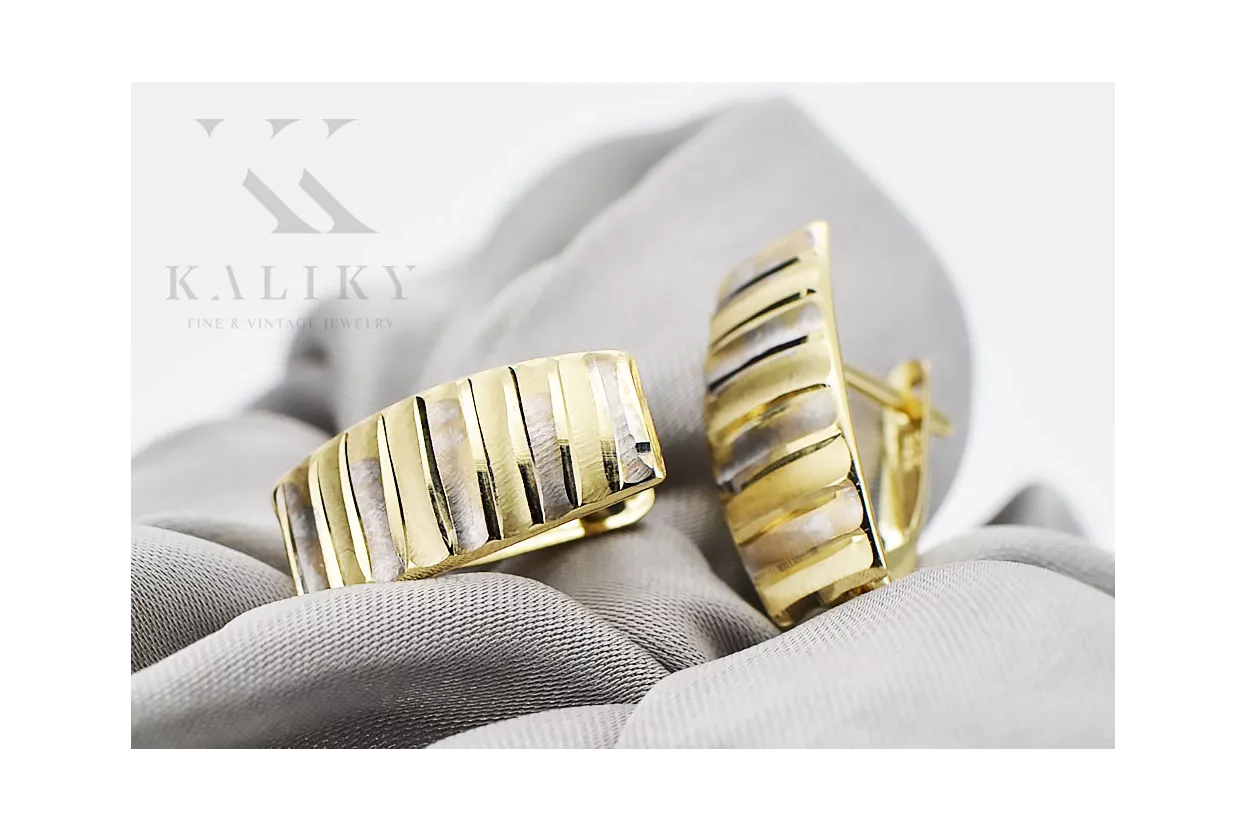 Gold earrings ★ zlotychlopak.pl ★ Gold sample 585 333 Low price!