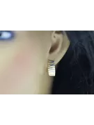 Pendientes de oro de 14k ★ https://zlotychlopak.pl/es/ ★ Oro fino 585 333 ¡Barato!