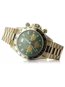 Gold men's watch Geneve ★ zlotychlopak.pl ★ Gold purity 585 333 Low Price!