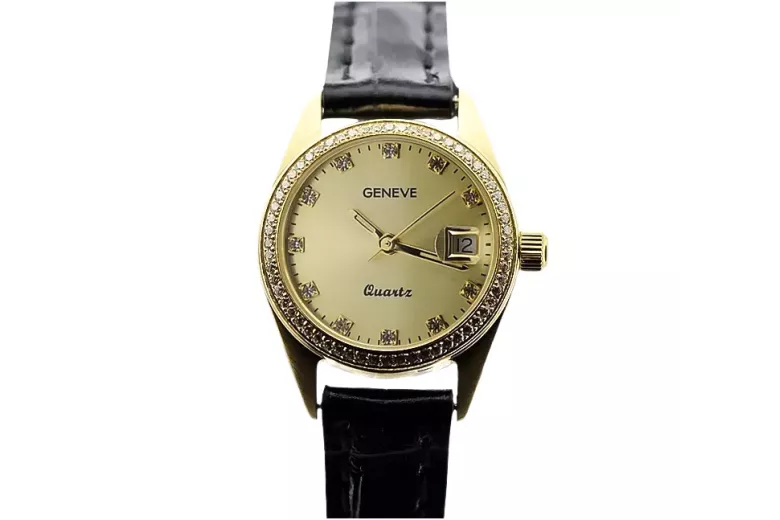 Montre femme en or ★ zlotychlopak.pl ★ Pureté de l&#39;or 585 333 Prix bas !