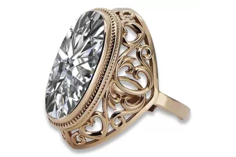 Inel sovietic rusesc din aur 585 trandafir 14k alexandrit rubin smarald safir zircon vrc014