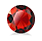 Pierścień 925 Srebro pozłacane (czerwone złoto), Rubin vrc079rp